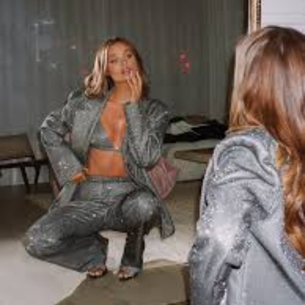 SLA the Label Grey Santorini Trousers XS